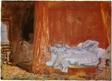  Turner Pintura - Turner de un dormitorio